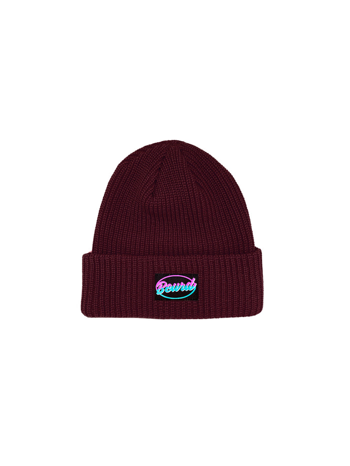 Rib beanie made in montreal by beurd