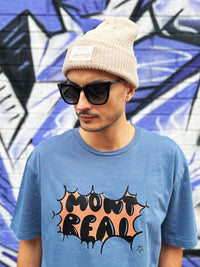 T-shirt sneakpeek montreal bleu de la marque beurd