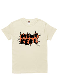 T-shirt en coton beige imprimé à montréal par l'équipe beurd