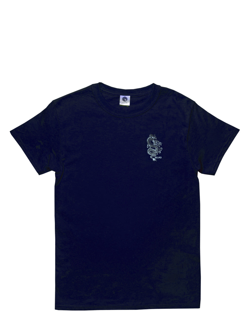 T-shirt dragon bleu vu de face