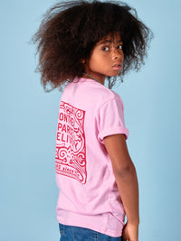 T-shirt rose 100% coton pour enfant
