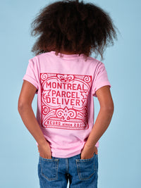 dos du chandail montreal parcel delivery, fait à Montréal pour les enfants