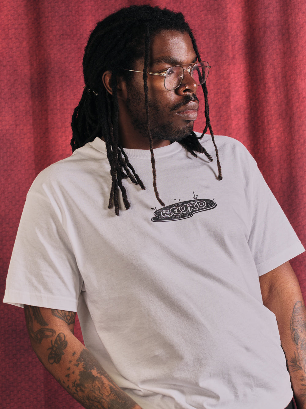 Tshirt ample avec logo de la marque indépendante Beurd