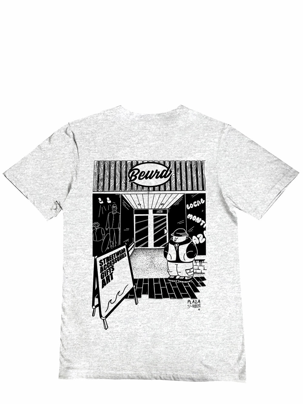 tshirt plaza saint huber, imprimé à Montreal