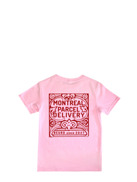 T-shirt rose parcel delivery pour enfant, de la marque Beurd