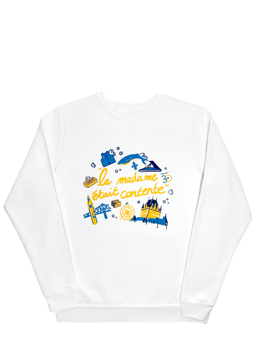 Crewneck 30 ans Walmart sérigraphié par Beurd