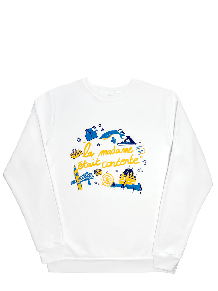 Crewneck 30 ans Walmart sérigraphié par Beurd