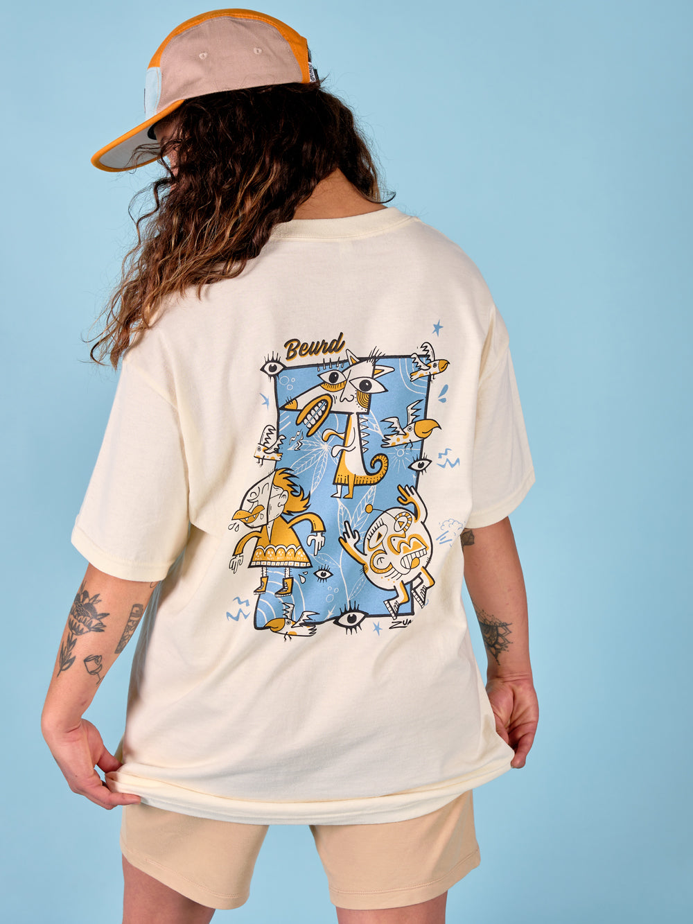 T-shirt Zumo de la marque Beurd sur mannequin Femme