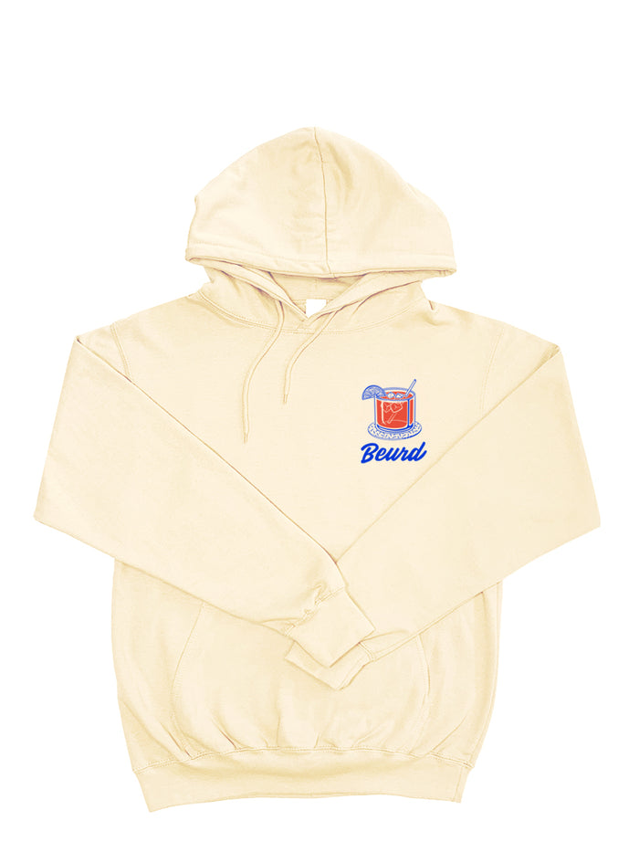 Hoodie avec design dessinée par l'artiste Bandit Bandit et sérigraphié par Beurd