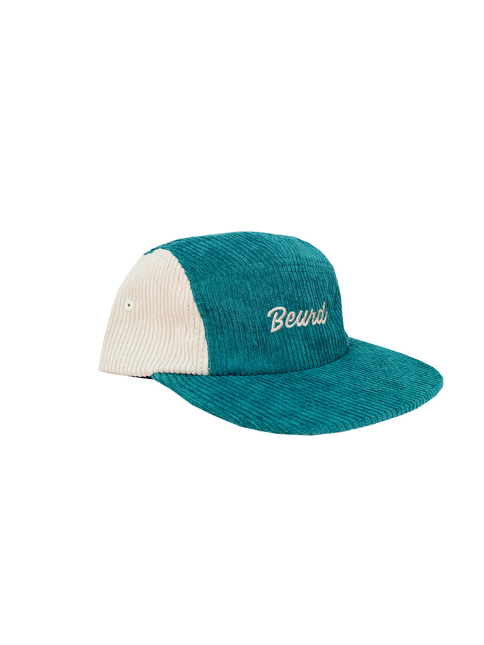 Casquette corduroy vert