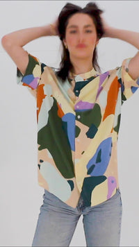 Chemise colorée unisexe Beurd