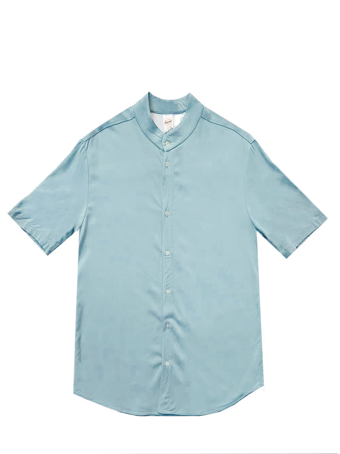 Chemise unisexe bleu pastel de la marque Beurd