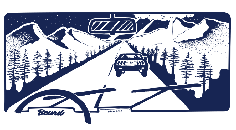 Illustration route dessinée par l'équipe Beurd