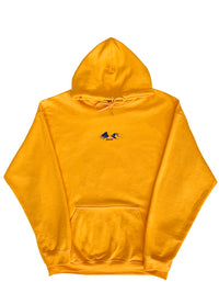 Hoodie avec illustration imprimée en sérigraphie de montagnes de la marque Beurd