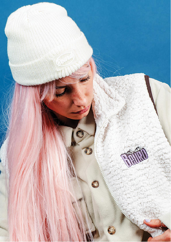 Veste sans manche sheepy de la marque Beurd faite à Montréal