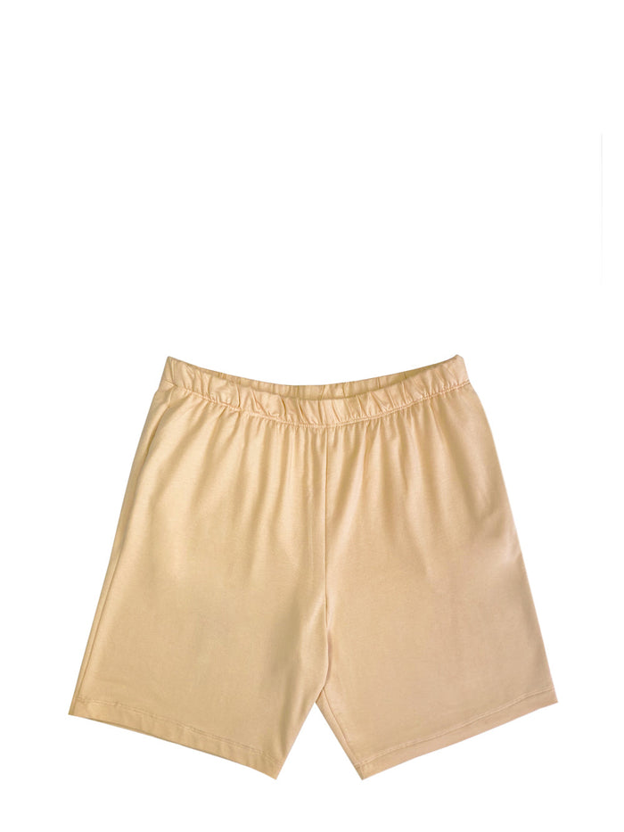 Short unisexe beige de la marque Beurd Montreal