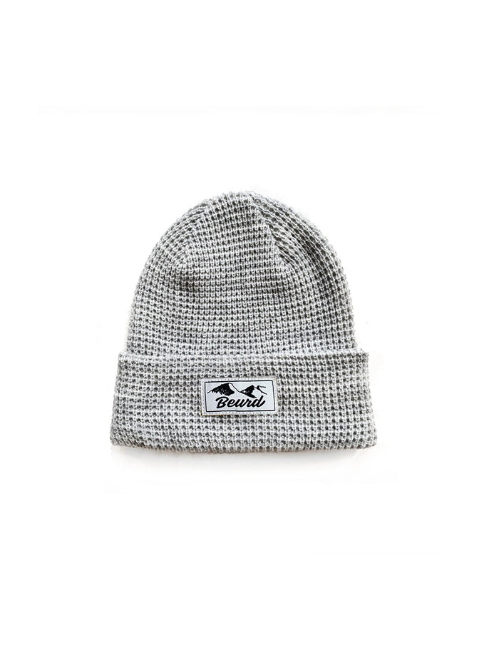 bonnet gaufré de la marque beurd avec patch cousue à l'avant