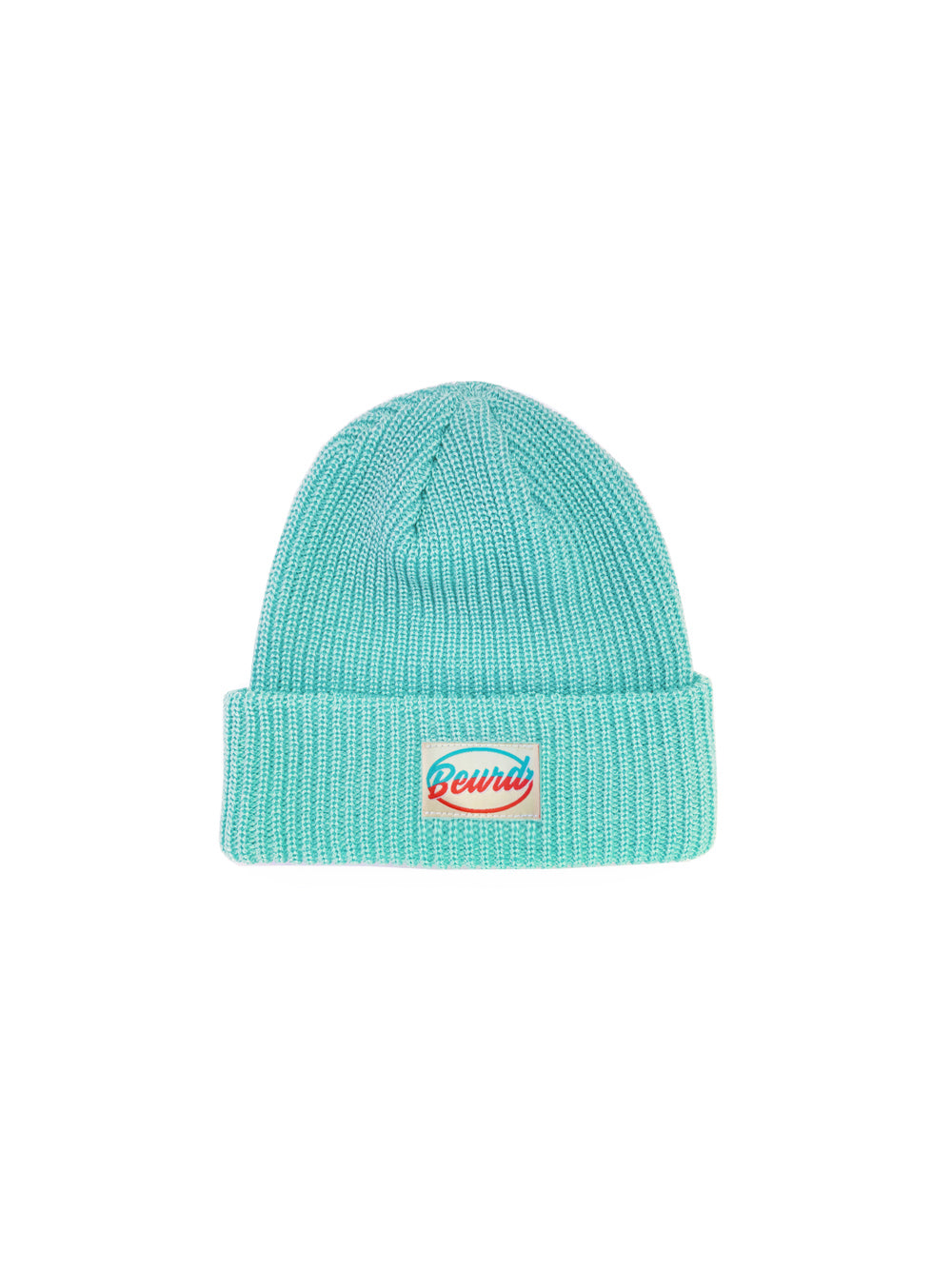 Bonnet bleu en rib hiver de la marque beurd