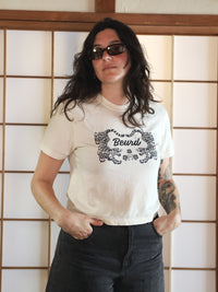 Crop top streetwear avec tigres