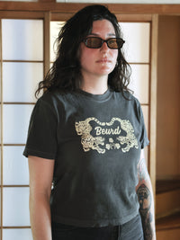 T-shirt court femme imprimé