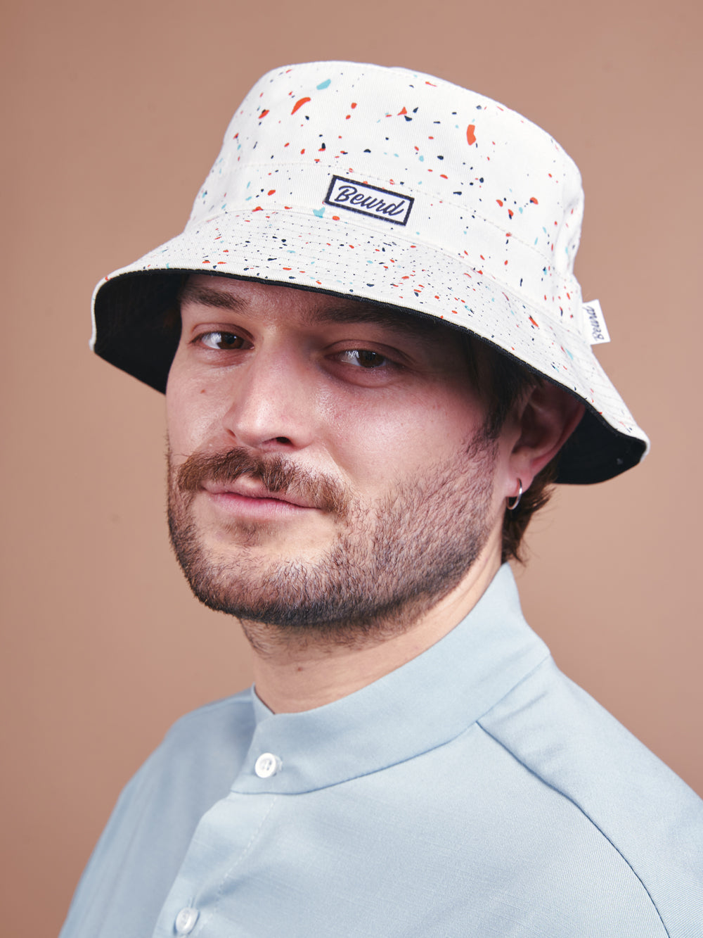 Bob / bucket hat imprimé terrazzo unisexe tendance