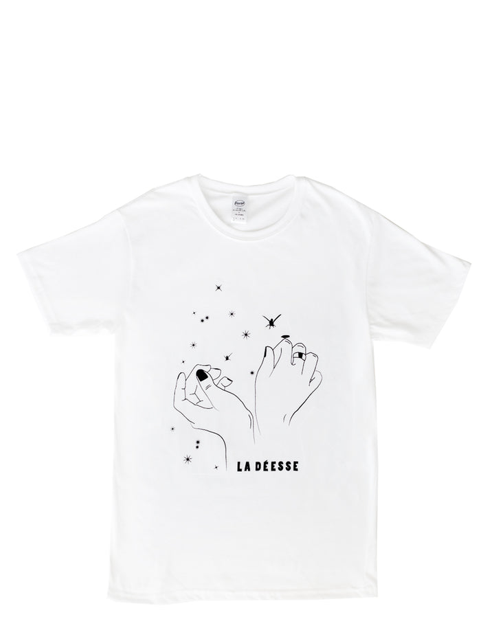 T-shirt de la marque Beurd en collaboration avec La Déesse des mouches à feu