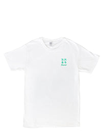 T-shirt blanc gurl sérigraphié à montréal par l'équipe beurd