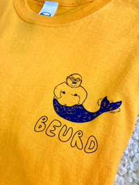 T-shirt merman design par Beurd Montreal